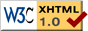 XHTML 1.0 válido 